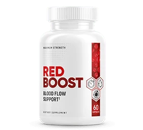 Red Boost male circulation support capsule bottle